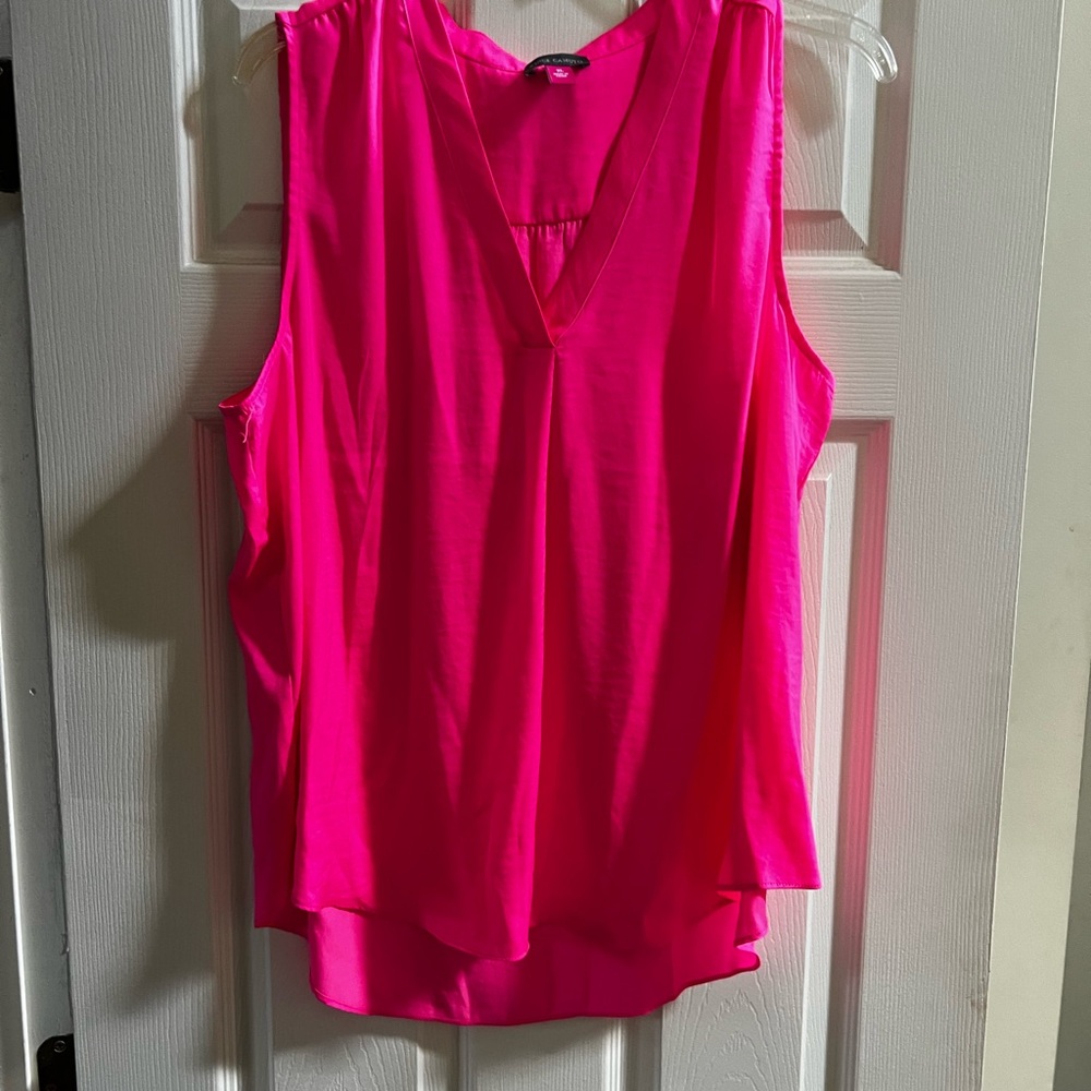 Vibrant Pink Sleeveless Top